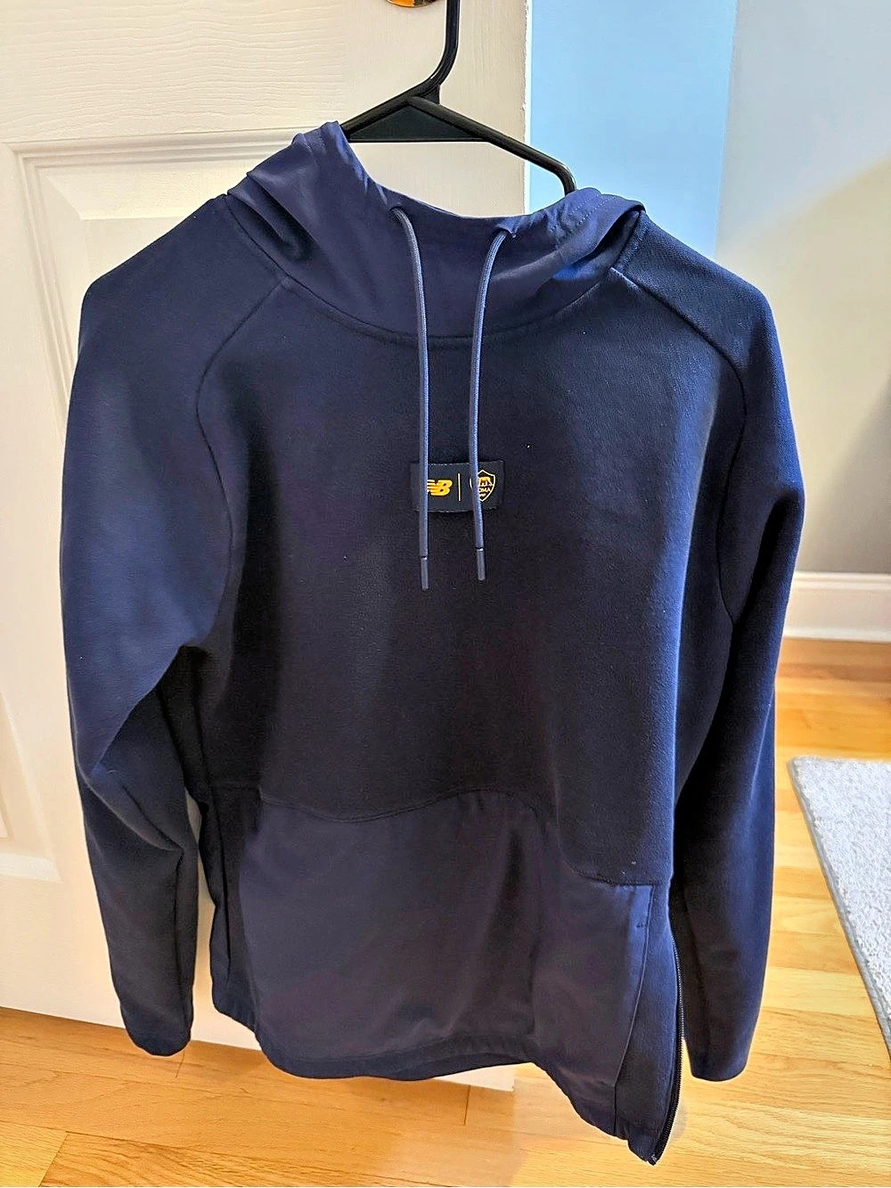 New Balance AS Roma Travel Hoodie Blue Men's Medium